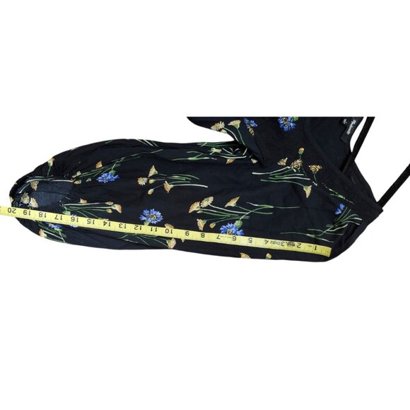 Madewell Xiomara Floral Print Long Sleeve Cotton Dress Size 0 - Picture 14 of 16